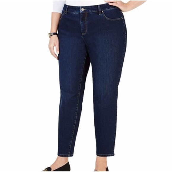 Charter Club Plus Bristol Skinny Mid-Rise - Picture 1 of 10